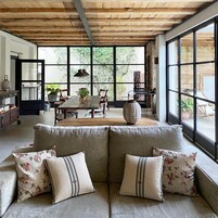 1-inch flat-screen TV with digital channels, TV, fireplace