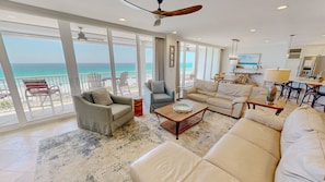 Condo, 3 Bedrooms | Living area | TV