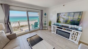 Condo, 2 Bedrooms | Living area | 30-inch Smart TV with cable channels, TV