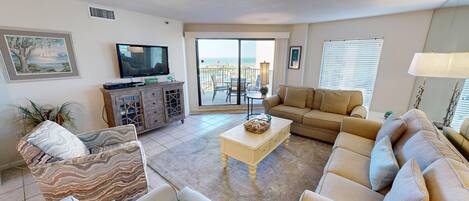 Condo, 2 Bedrooms | Living area | TV