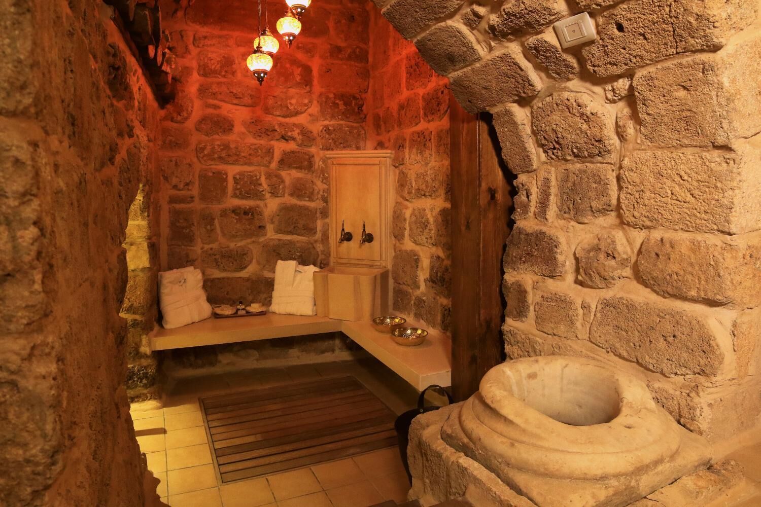 shower, free toiletries, hair dryer, bathrobes