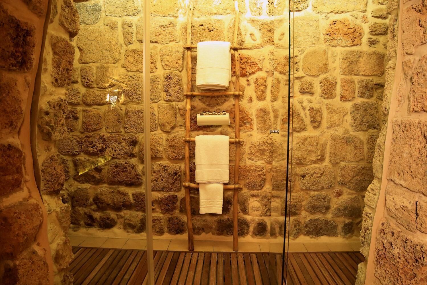 shower, free toiletries, hair dryer, bathrobes