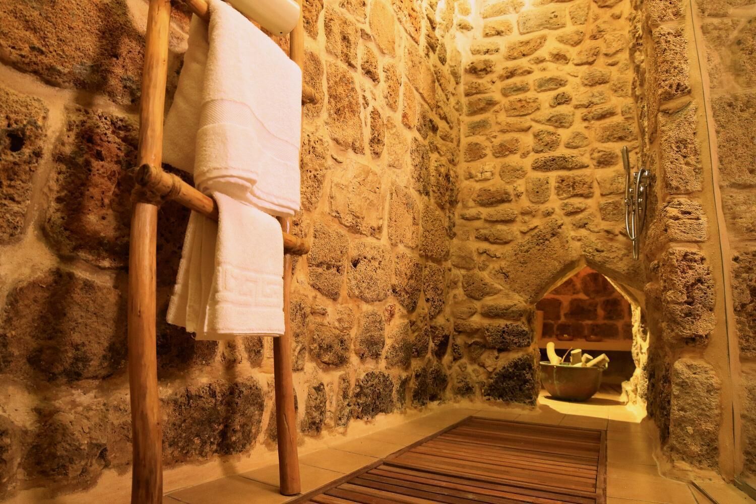 shower, free toiletries, hair dryer, bathrobes