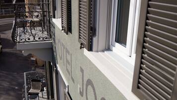 Voorkant van accommodatie