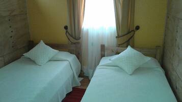 2 bedrooms, individually furnished, bed sheets