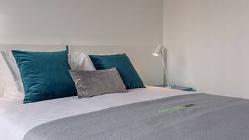 Premium Villa, 1 Bedroom, Non Smoking (Fontenario) | Memory-foam beds, blackout curtains, soundproofing, iron/ironing board