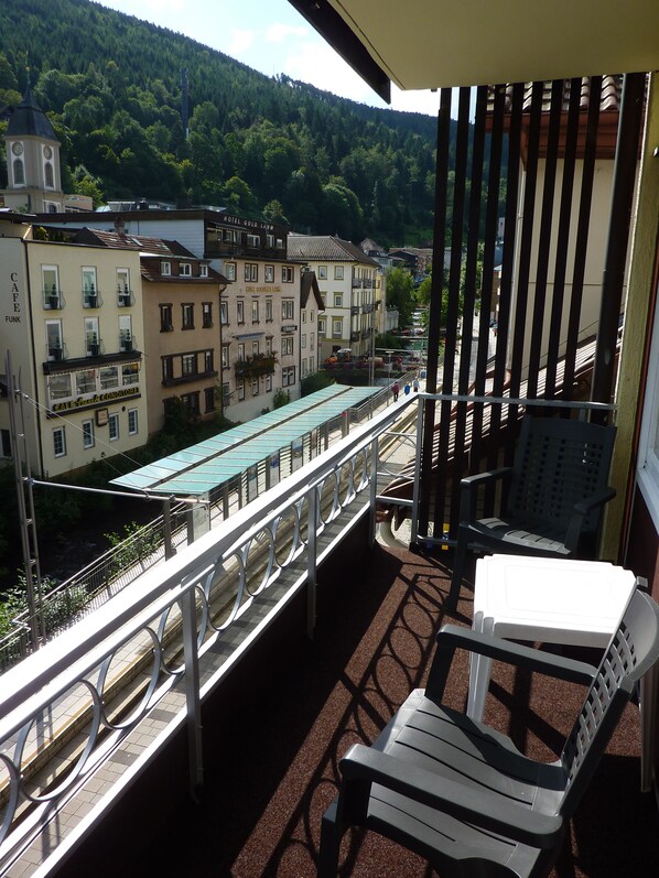 Doppelzimmer, Balkon, Blick auf den Innenhof | Balkon