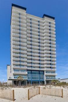 On the beach, white sand at Residence Inn by Marriott Myrtle Beach Oceanfront