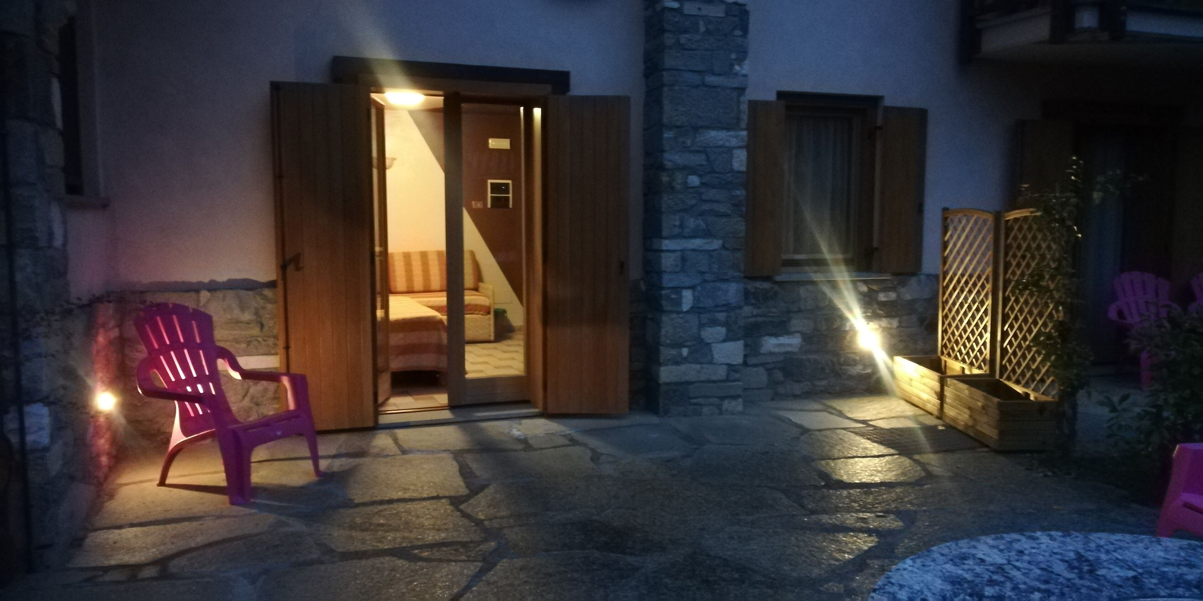 front of property – evening/night