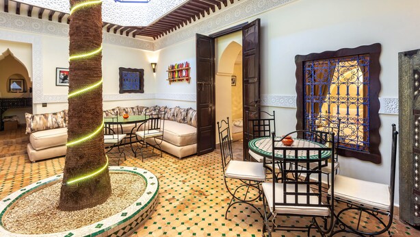 Lobby sitting area - Riad Kamal (Marrakech)