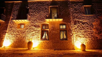 Front of property – evening/night