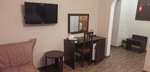 Superior Quadruple Room, 1 King Bed with Sofa bed, Non Smoking, Partial Sea View | 1 bedroom, premium bedding, minibar, desk - Strass Hotel (Gelendzhik)