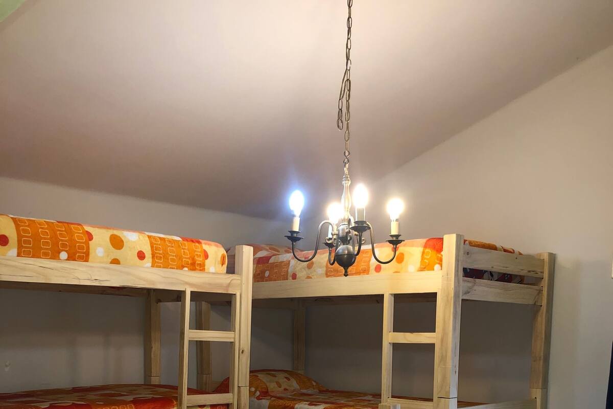 Desk, blackout curtains, iron/ironing board, free WiFi