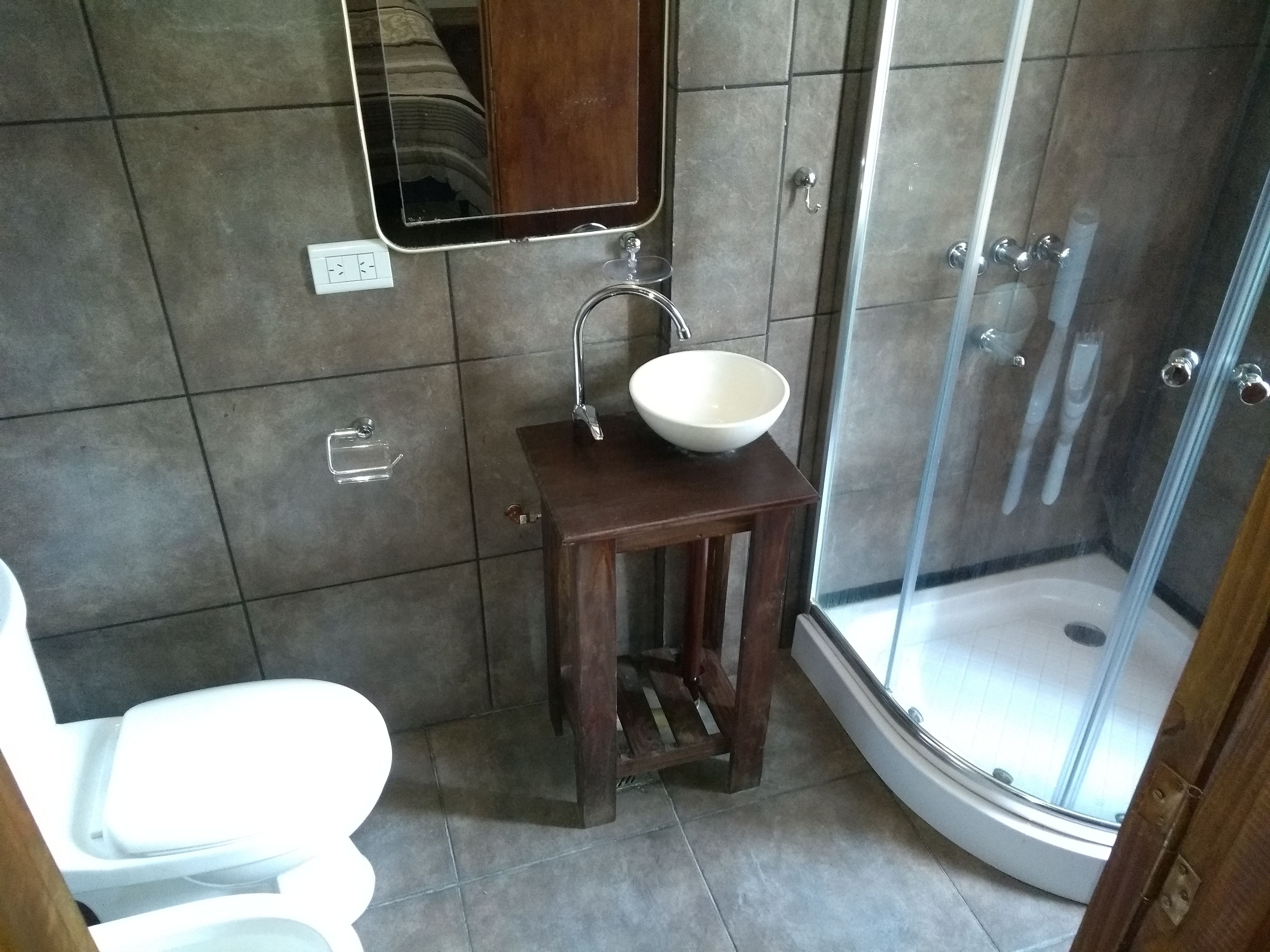 suite, multiple beds, non smoking | bathroom shower