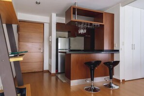 公寓, 1 间卧室 | 私人厨房 | 大冰箱、微波炉、烤箱、炉灶