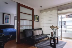 公寓, 1 间卧室 | 起居区 | 平板电视