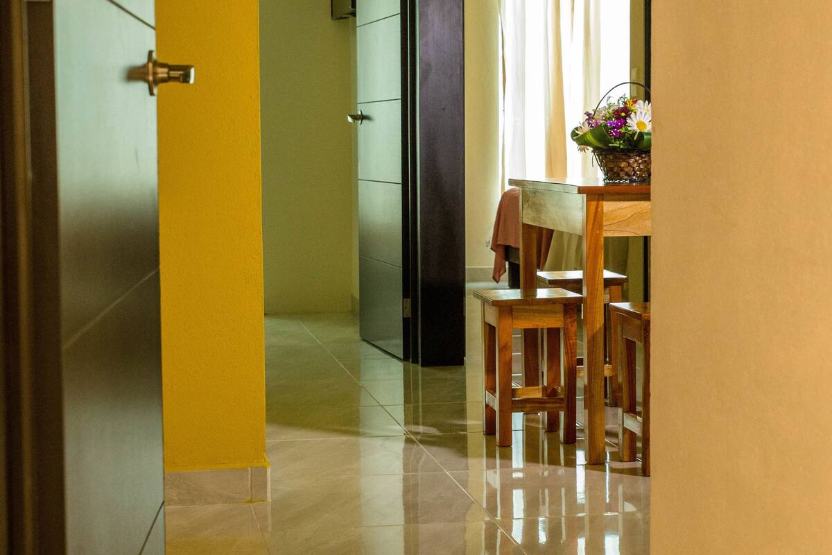 Family Room, 2 Bedrooms, Balcony, City View | Desk, iron/ironing board (on request), WiFi (free), bed sheets