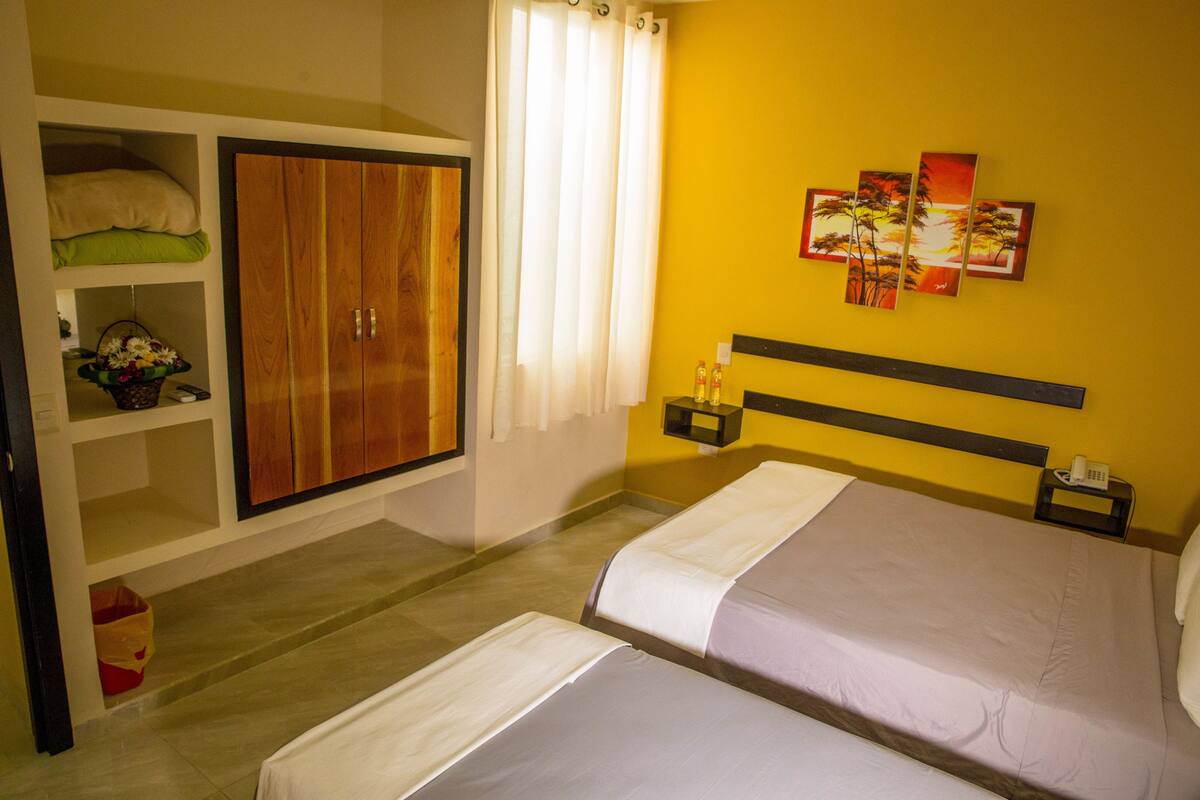 Basic Double Room, 1 Queen Bed | Desk, iron/ironing board (on request), WiFi (free), bed sheets