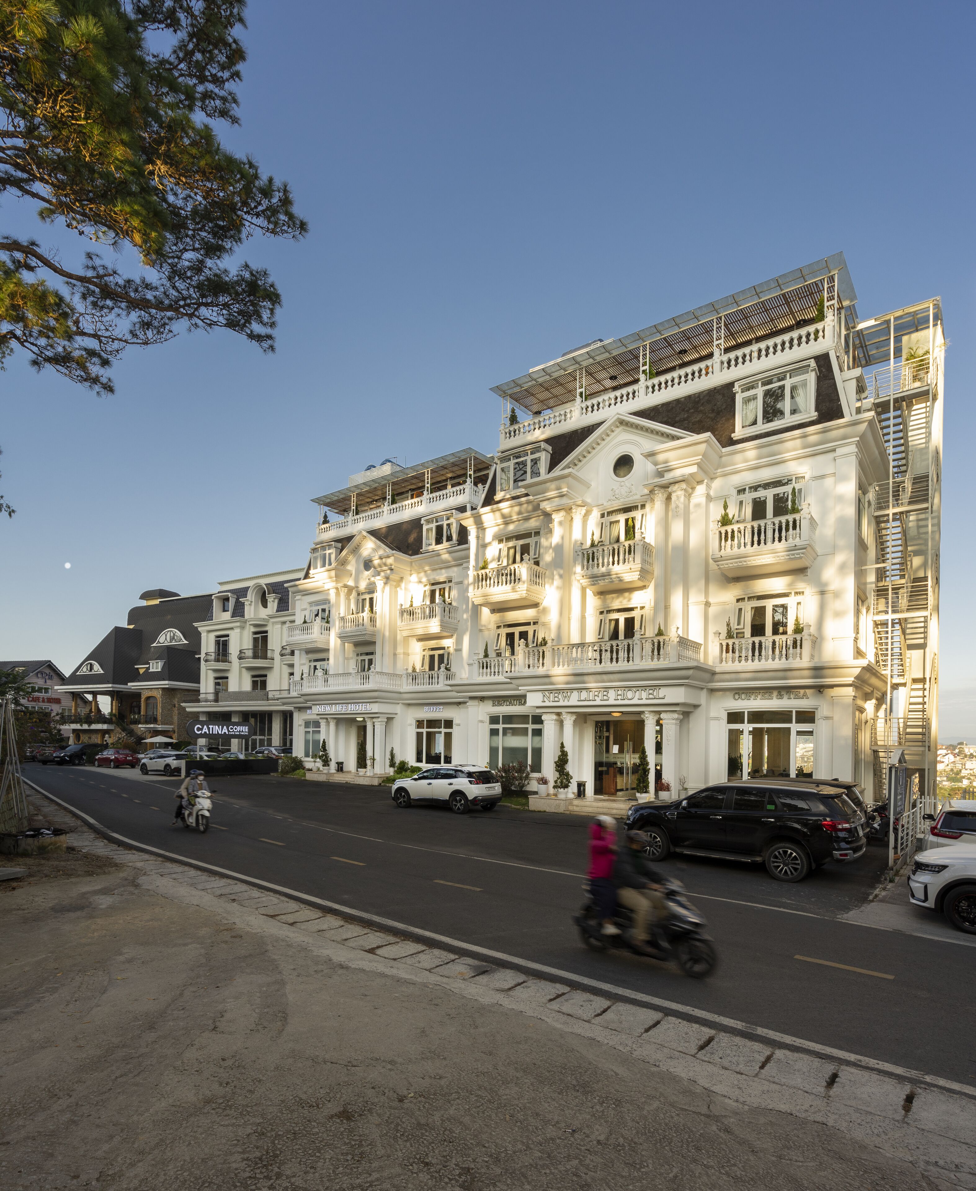 Façade de l’hébergement