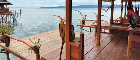 Deluxe Double or Twin Room, Sea View | Terrace/patio