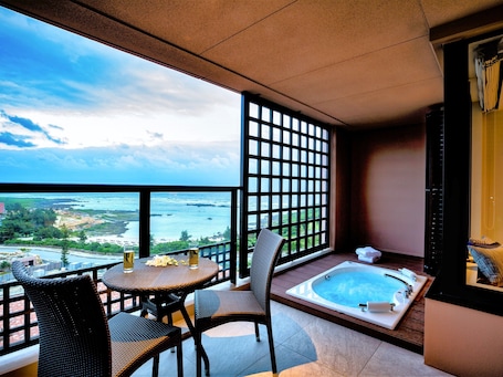 Vista desde la habitación. Hotel Shigira Mirage