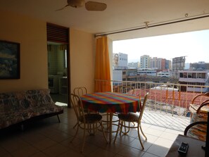 Familiesuite, flere senger, røyk, delvis havutsikt | Utsikt fra rommet