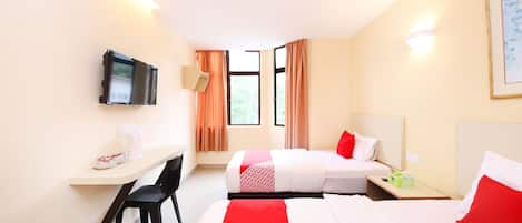 Deluxe Twin Room, 2 Twin Beds, Non Smoking | Free WiFi, bed sheets