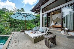 Vila, 3 quartos, piscina particular, vista para o vale | Vista do quarto