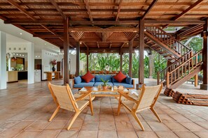 別墅, 多張床, 私人泳池, 山谷景觀 | 起居區