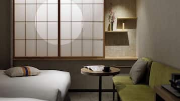 Down duvets, in-room safe, desk, blackout curtains