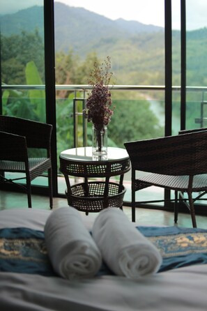 Standard Room, 1 King Bed, Non Smoking, Hill View | Blackout drapes, soundproofing, rollaway beds, free WiFi - The Kiriwong Valley Vaillas & Restaurant (Lan Saka)