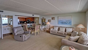 Living area - Seville 603 Minium 3 Bedroom Condo by RedAwning (South Padre Island)