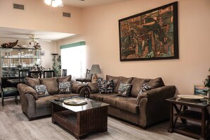 Townhome, 2 Bedrooms | Living area - The Campeche Town House 2 Bedroom Townhouse by RedAwning (South Padre Island)