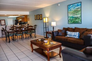 Condo, 2 Bedrooms | Living area - Beachview 105 Minium 2 Bedroom Condo by RedAwning (South Padre Island)