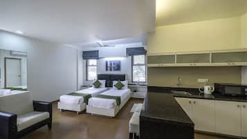 Minibar, desk, iron/ironing board, free WiFi