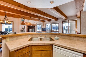 Condo, 2 Bedrooms | Private kitchen | Oven, coffee/tea maker