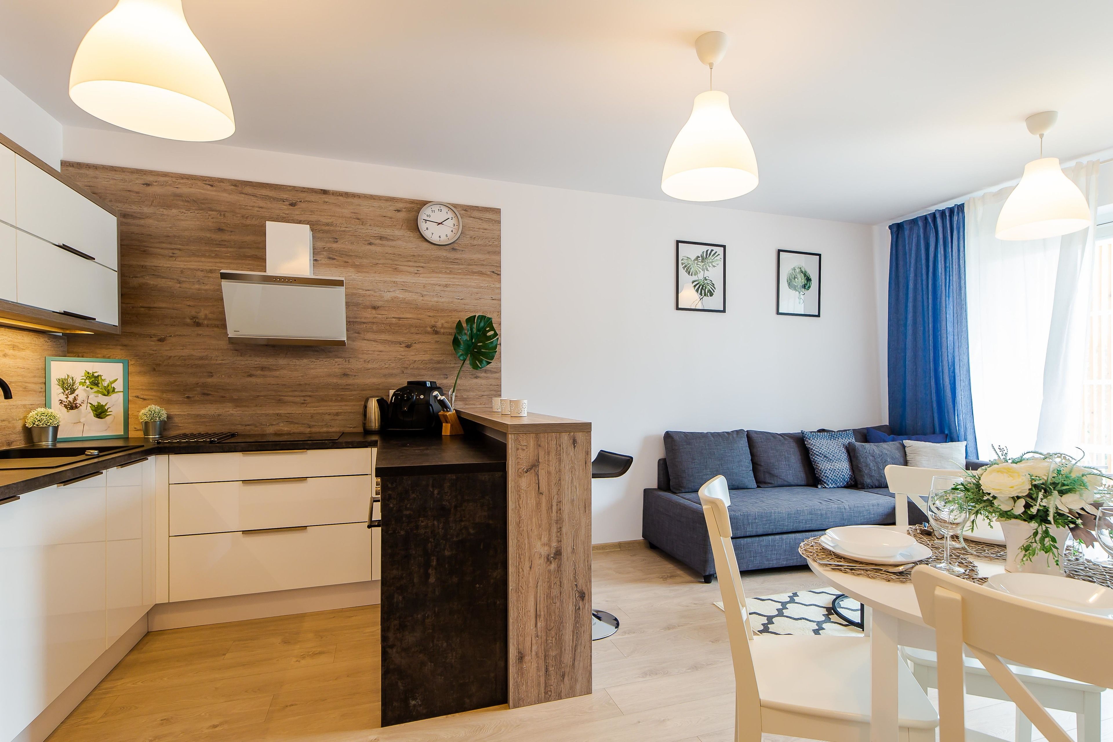 Apartment, Multiple Beds, Non Smoking (Turkus) | Private kitchen | Fridge, stovetop, espresso maker, coffee/tea maker