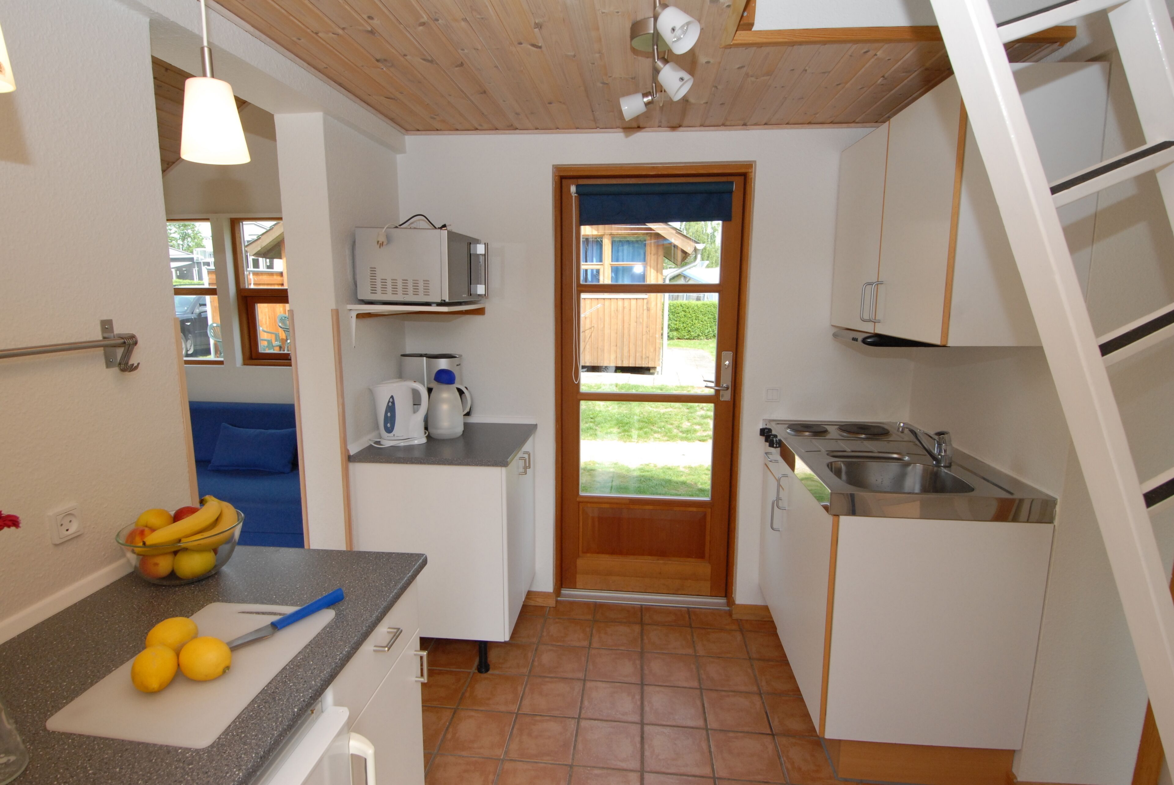 Standardhytte | Privat køkken | Mikrobølgeovn på fællesareal