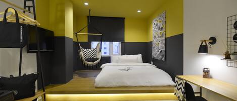 Premium bedding, down duvets, minibar, in-room safe