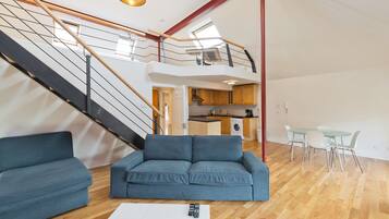 Apartment, 2 Bedrooms | Living area | Flat-screen TV