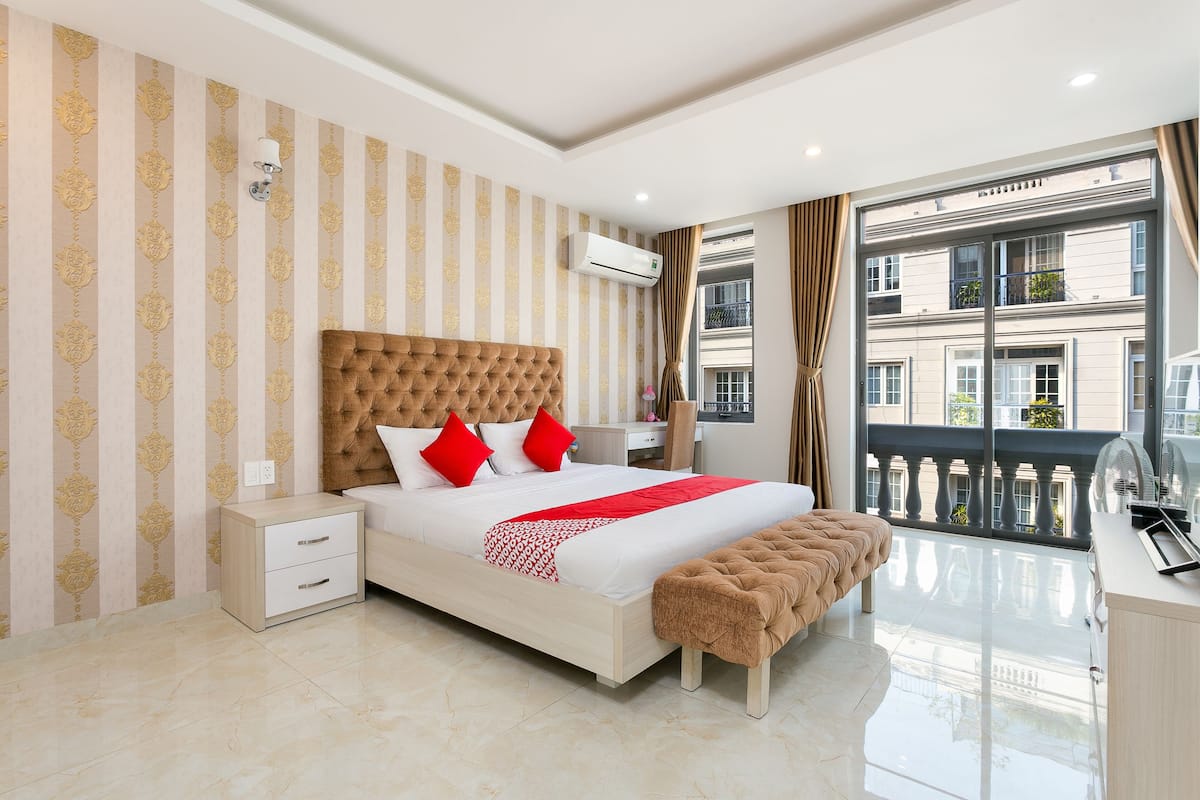 Apartemen Deluks, 1 Tempat Tidur Double, Bebas Asap Rokok | Meja kerja, Wi-Fi gratis, dan seprai linen