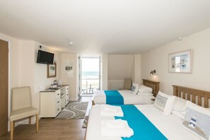 Standard Twin Room, Sea View | Free WiFi - The Penellen Bed and Breakfast (Hayle)