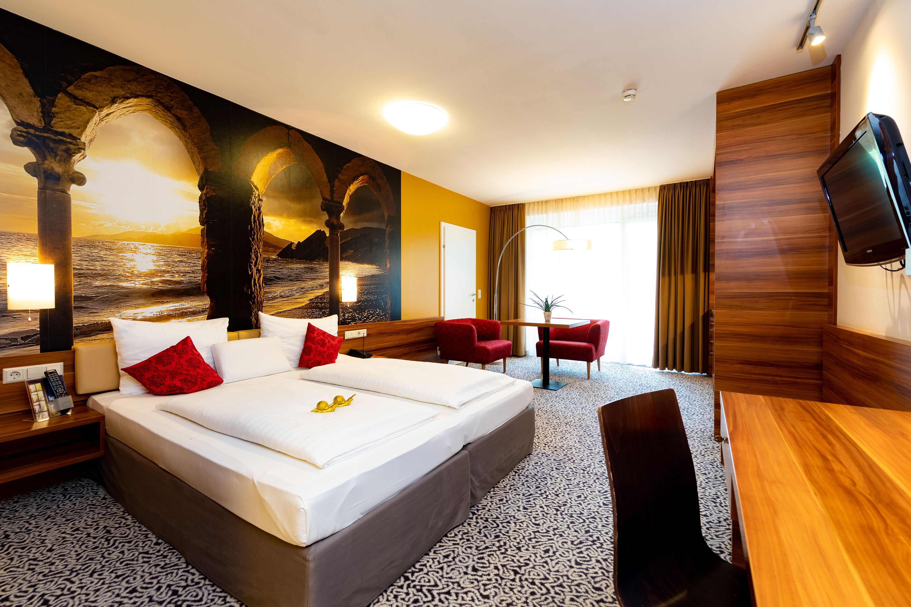 Superior Studio, Annex Building | Living area | LCD TV