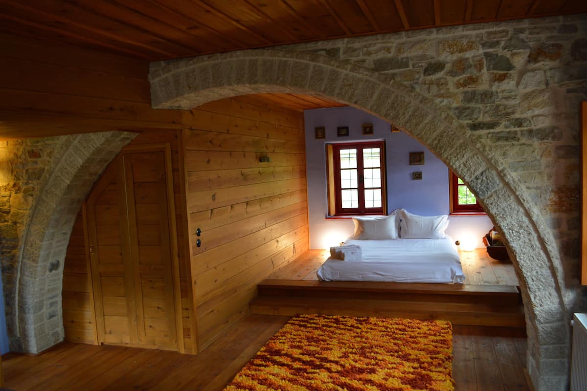 Phòng Suite Exclusive, quang cảnh thung lũng (Saita) | Bộ trải giường bằng vải cotton Ai Cập, bộ đồ giường cao cấp