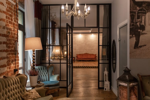 Sala de estar en el lobby