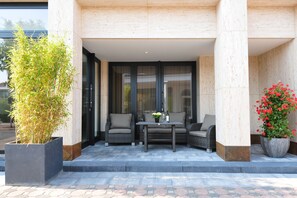 Apartment, 2 Schlafzimmer, Erdgeschoss (incl. 50€ cleaning fee) | Terrasse/Patio