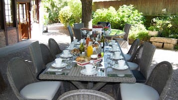 Petit déjeuner continental compris tous les jours