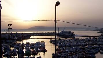 Blick von der Unterkunft