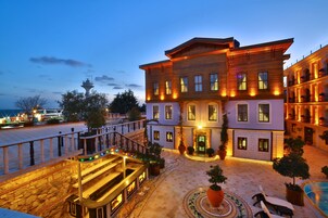 A szálláshely homlokzata