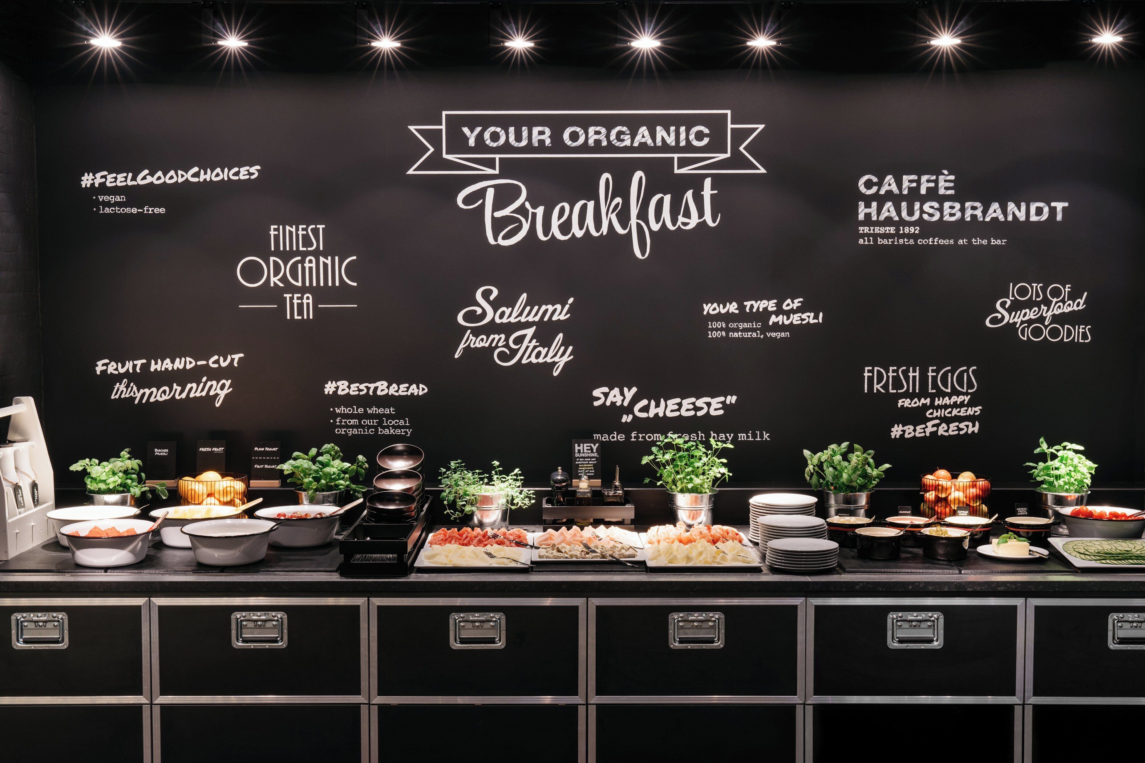 daily buffet breakfast (eur 24 per person)